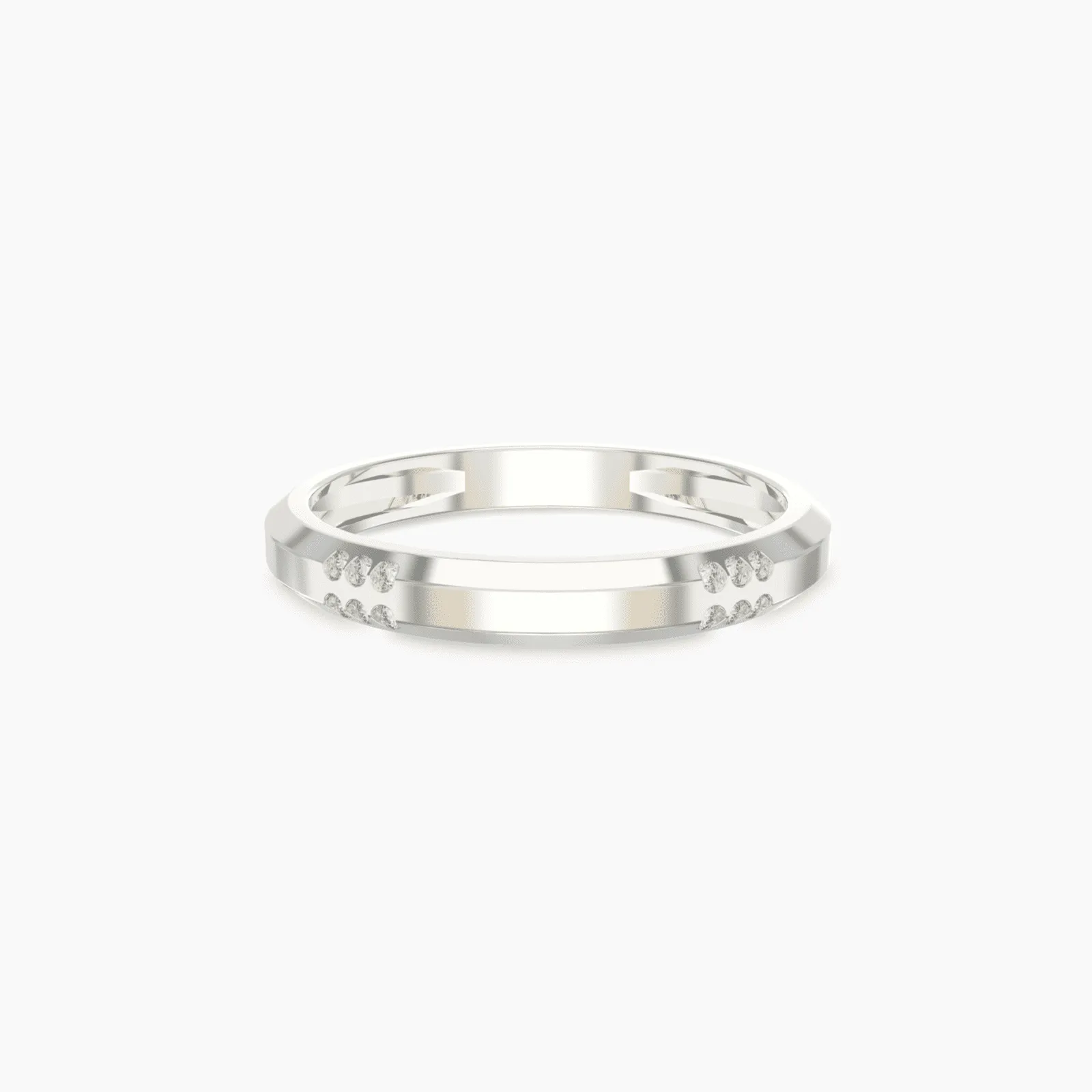 12 Stone Gold Diamond Ring for Him