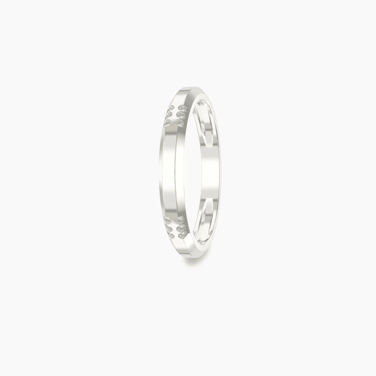 12 Stone Gold Diamond Ring for Him