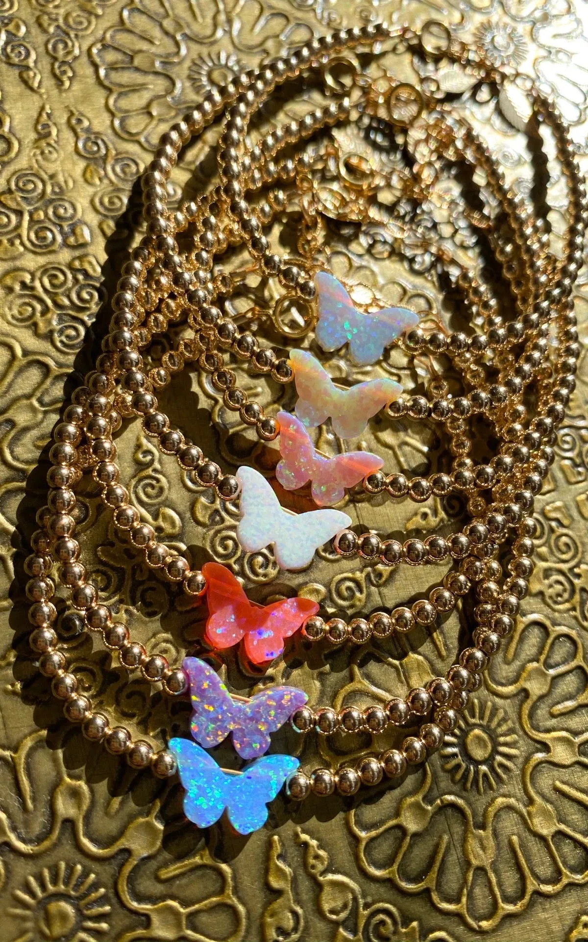 14k Gold-Filled/ Sterling Silver Butterfly Hazel Bracelet