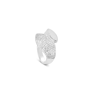 Abstract Leaf Ring