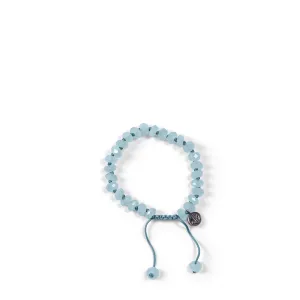 Aquamarine Faceted Bracelet - 8mm