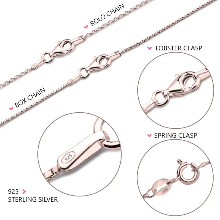 Arabic Name Necklace Rose Gold Plated