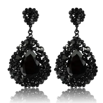 Charlotte Earrings - Black