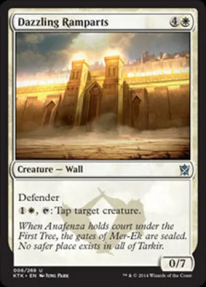 Dazzling Ramparts #006 Mtg Khans Of Tarkir Single