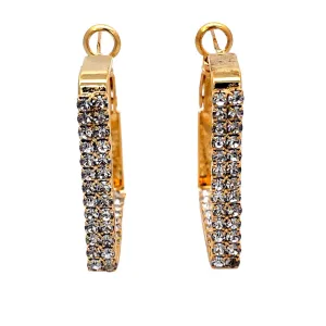 Dazzling Square Hoop