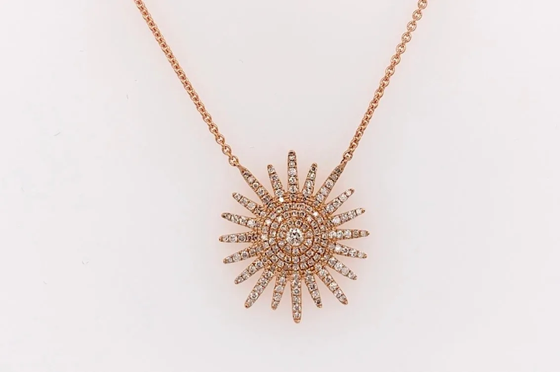 Diamond Starburst Necklace