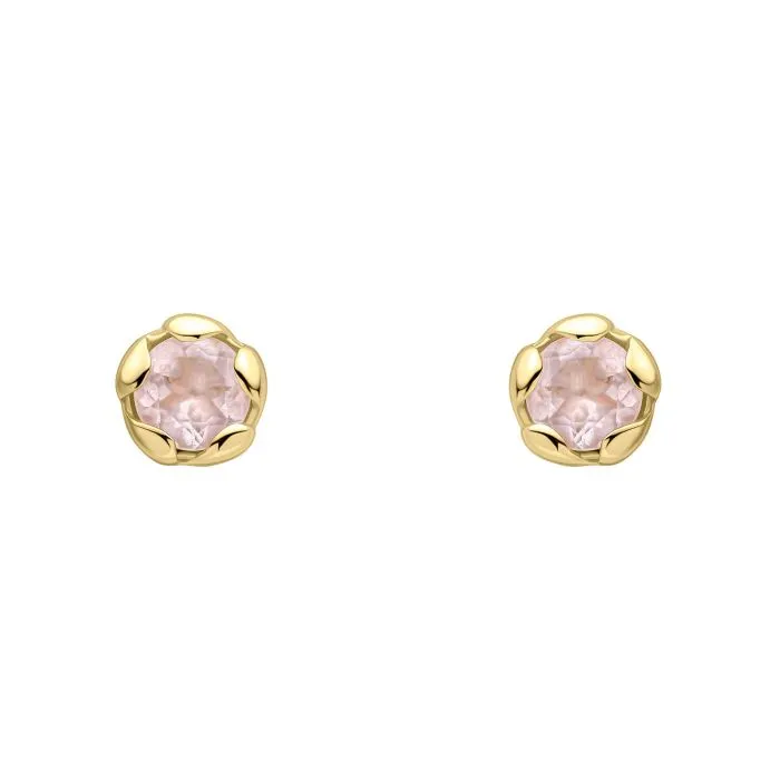 Laura Ashley Semi Percious Peridot Stud Earrings