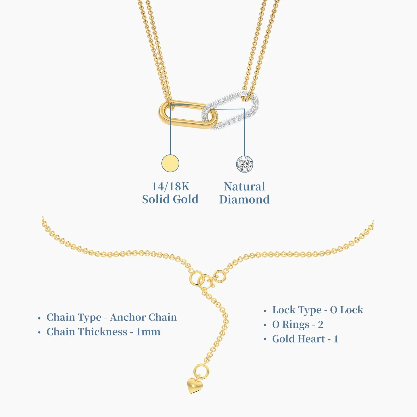 Level Up Diamond Necklace