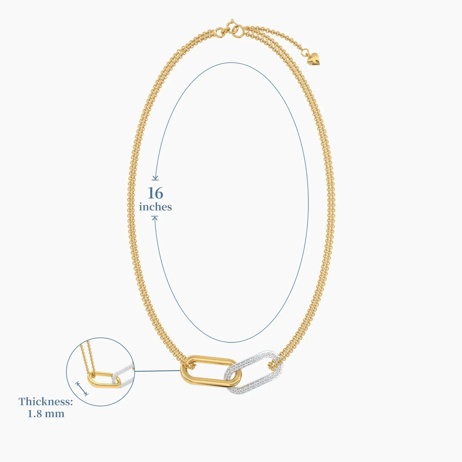 Level Up Diamond Necklace