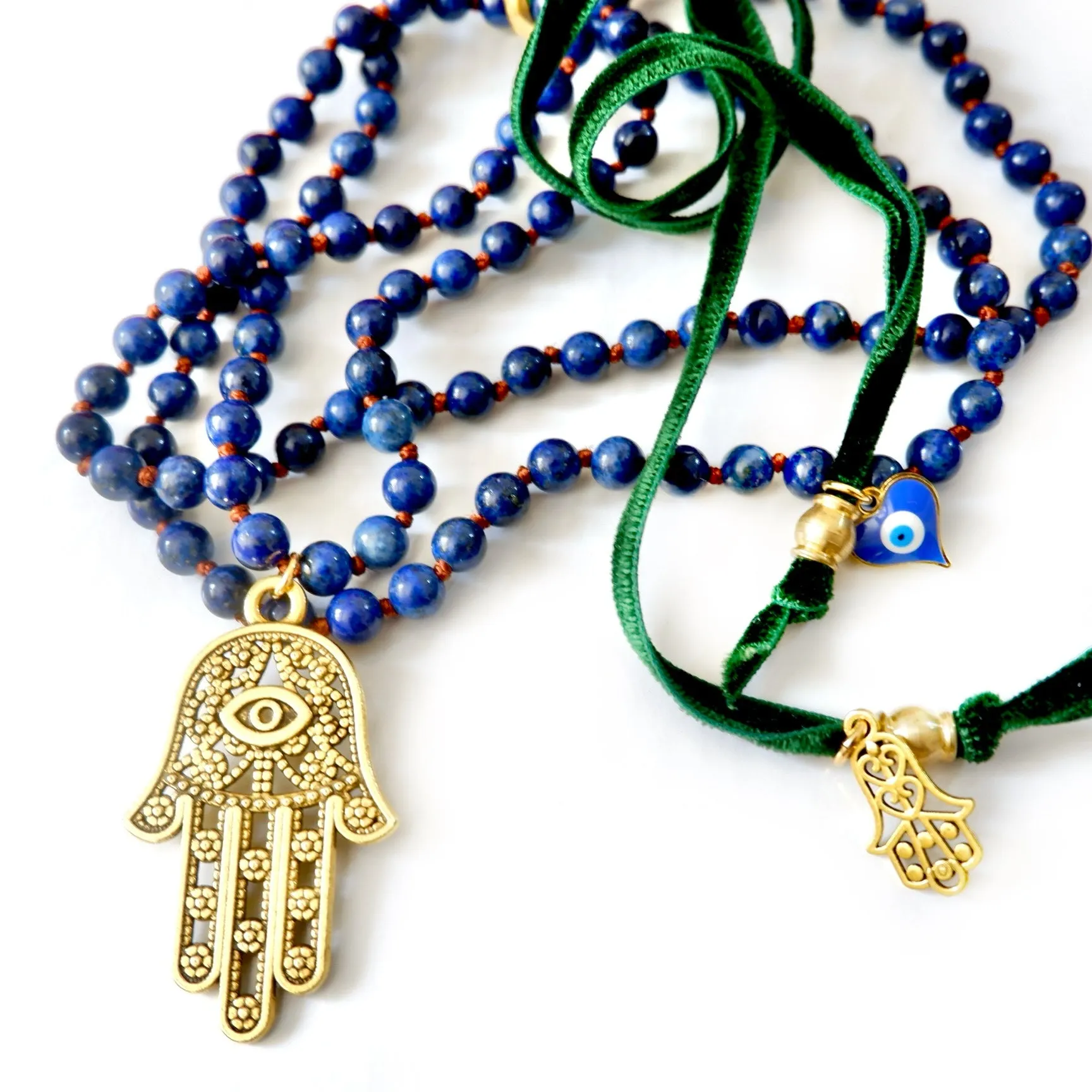 magical hand of hamsa necklace