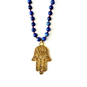 magical hand of hamsa necklace