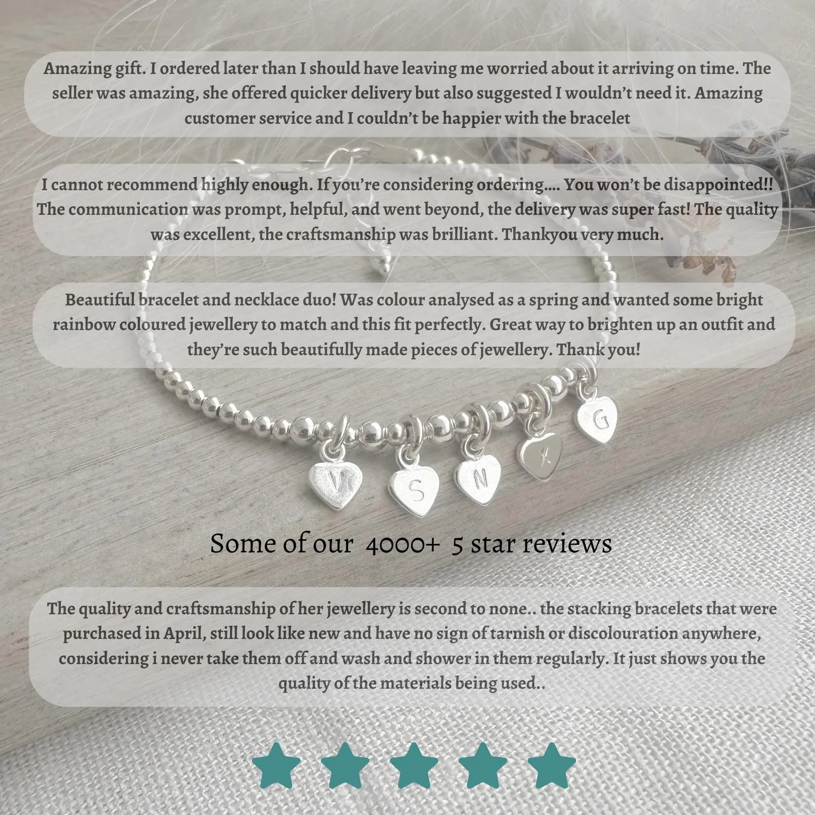 Memorial Birthstone Jewellery, Personalised Family Bracelet Sterling Silver Bracelet with Family Birthstones