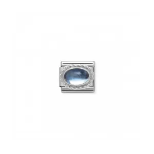 Nomination Classic Blue Topaz Link - Silver/Blue ~ 030510/13