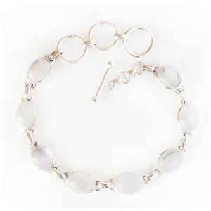 Oval Moonstone Bracelet