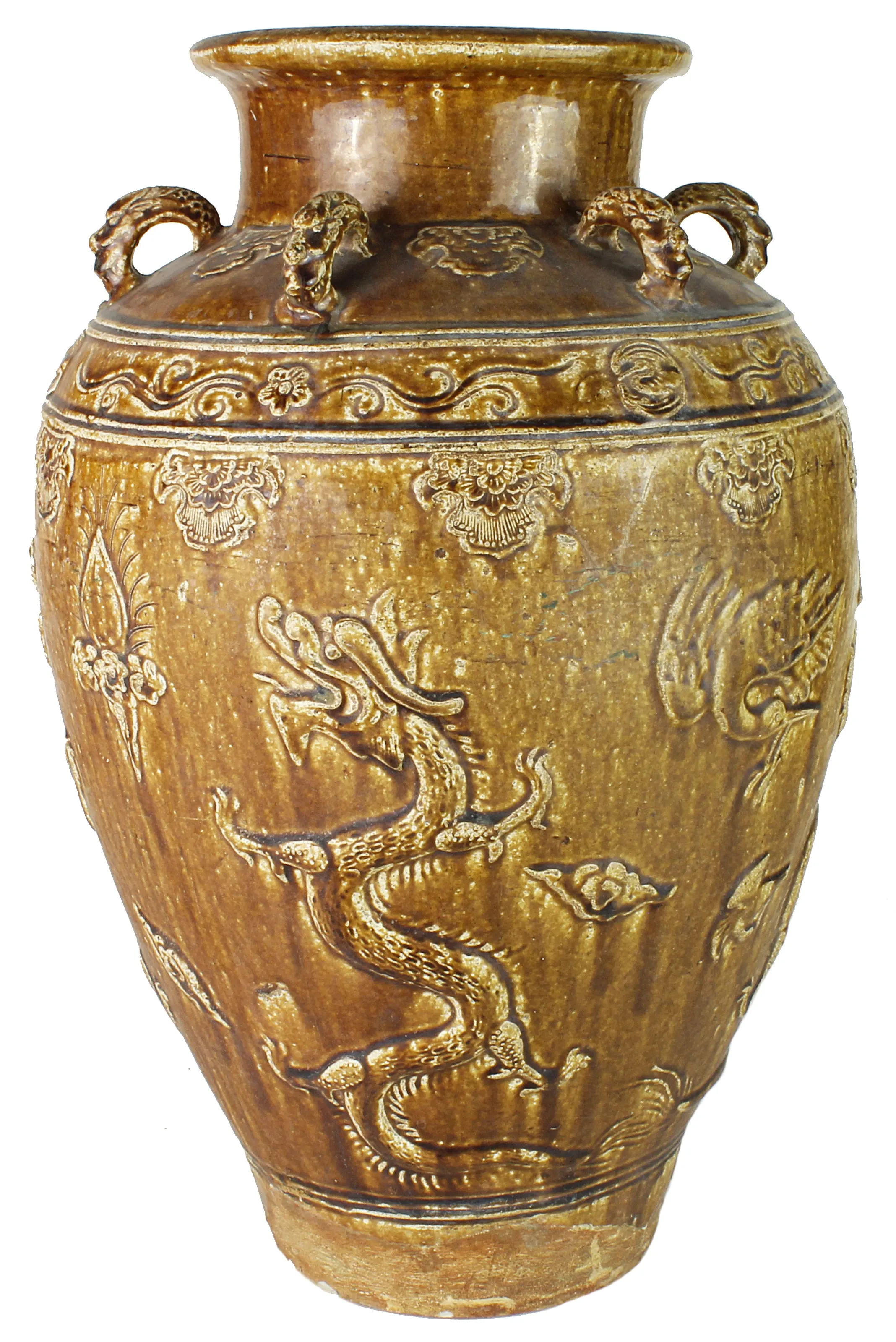 Rare Beautiful Antique Vietnamese Palm Wine Pot