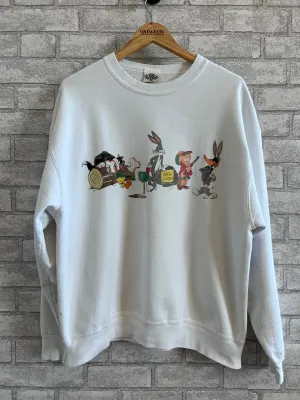 Rare Vintage Looney Tunes Sweatshirt. Double Sided