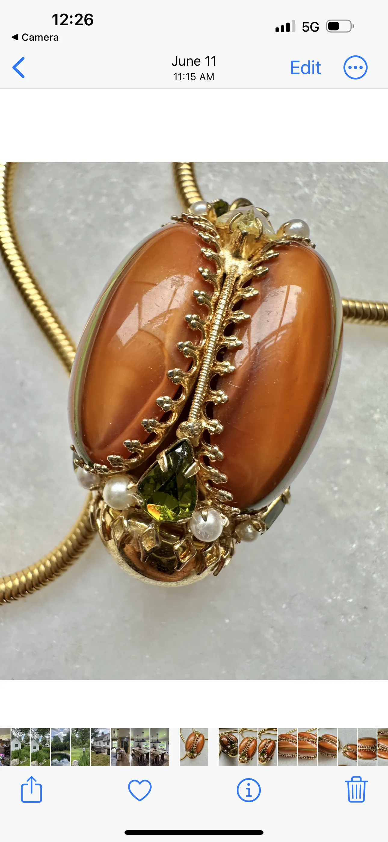 Schreiner New York 1950’s Necklace