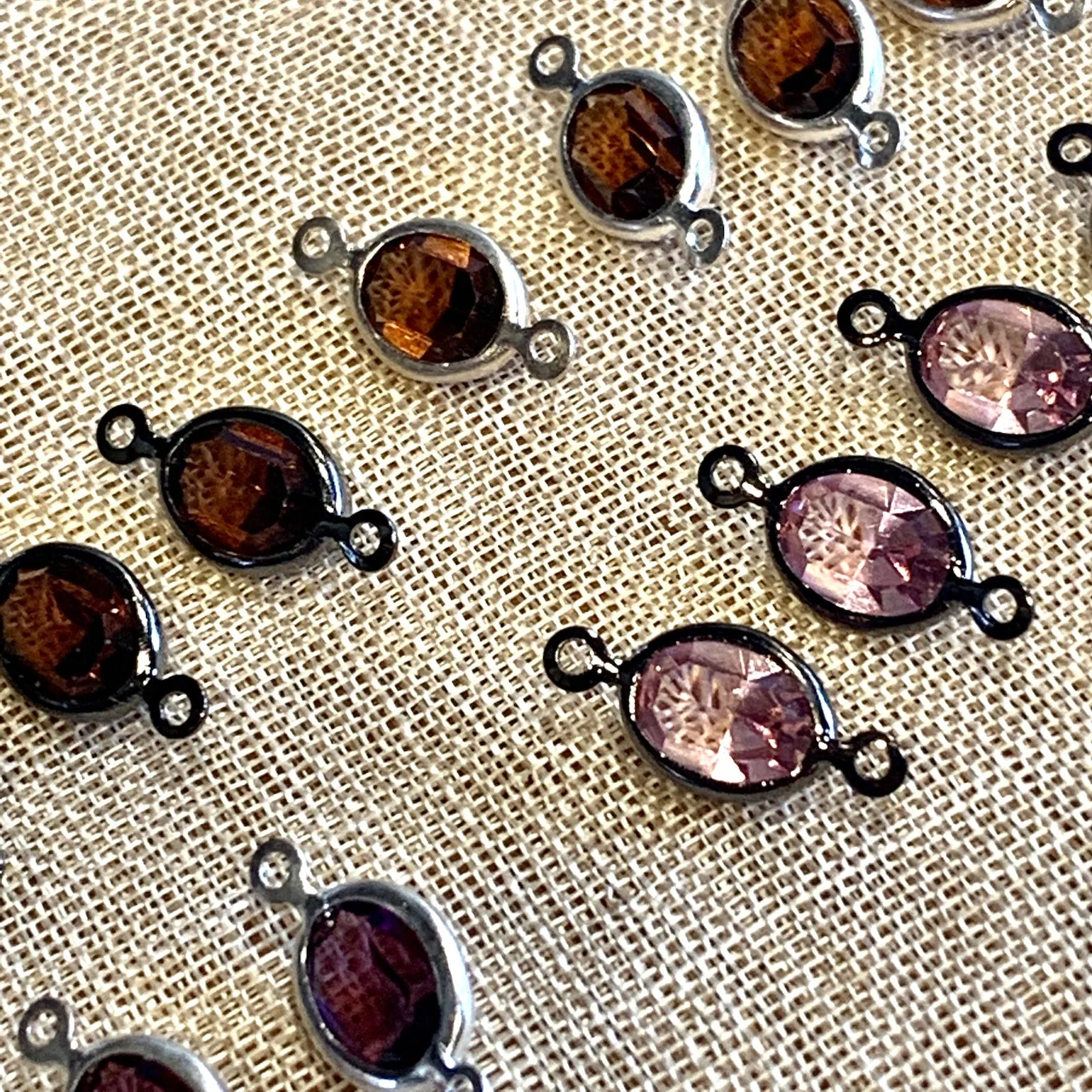 Swarovski Oval Set Links