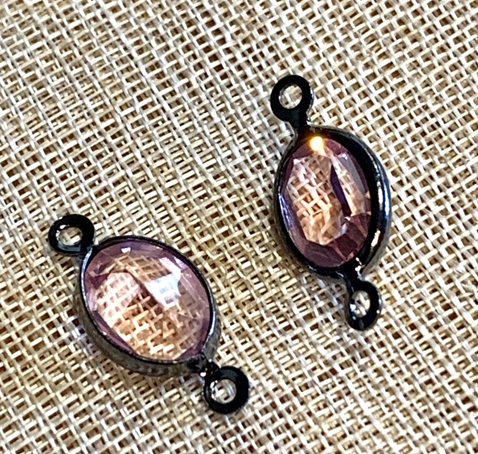 Swarovski Oval Set Links