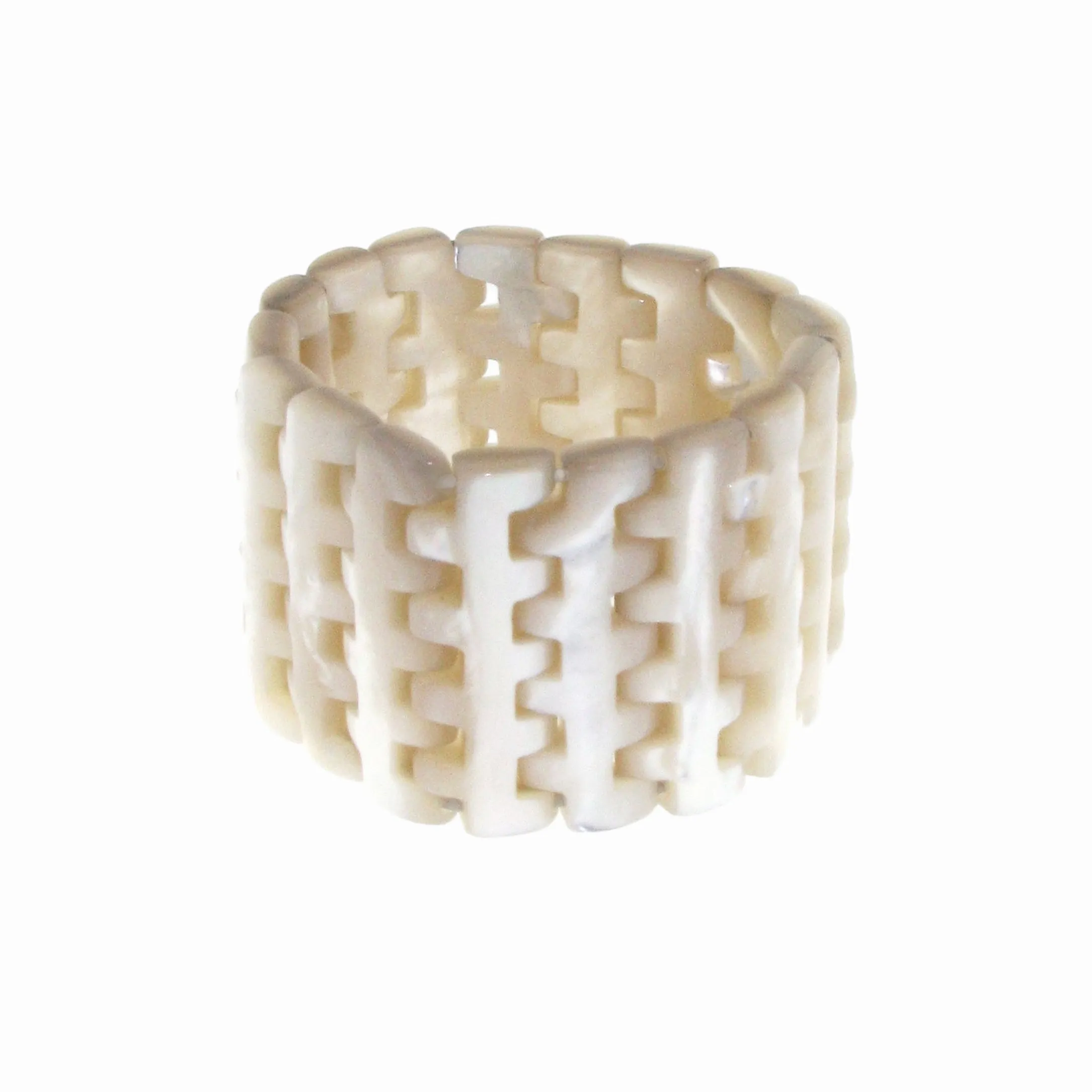 Tahitian Mother of Pearl Puzzle Bracelet