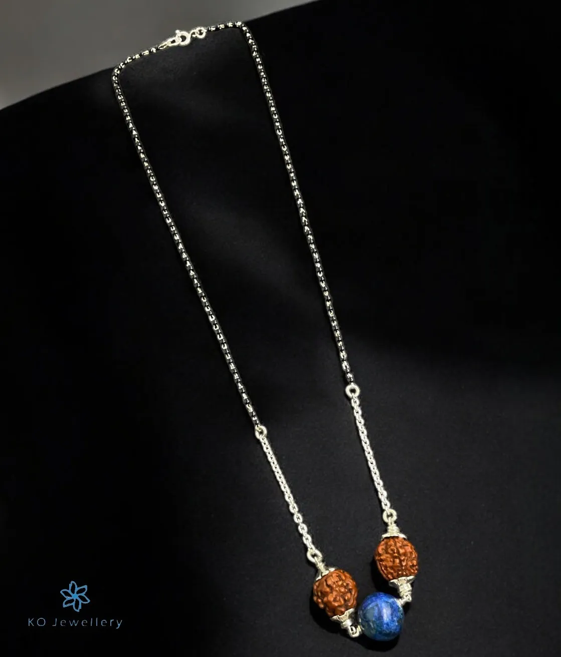 The Avighna Silver Mangalsutra Necklace