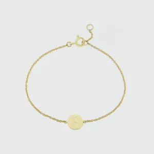 Westwick Yellow Gold Vermeil Disc Bracelet