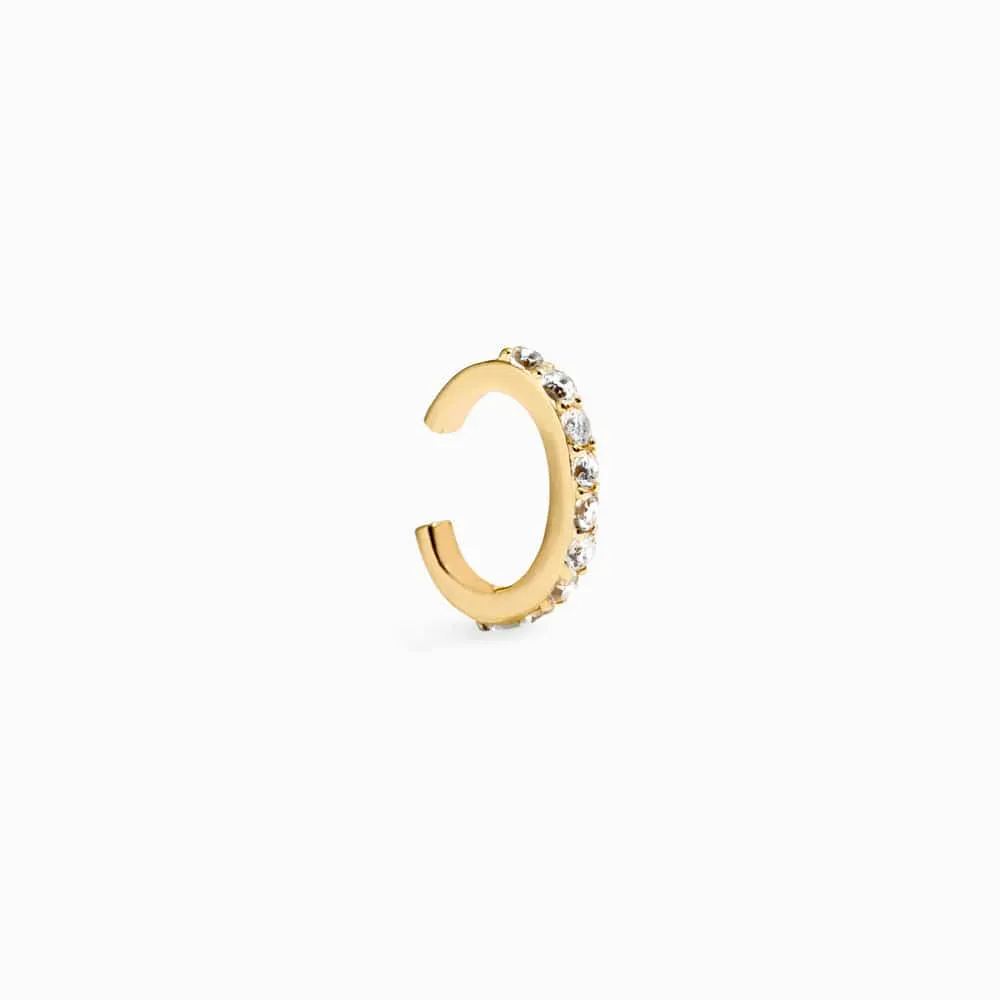 White Topaz Ear Cuff